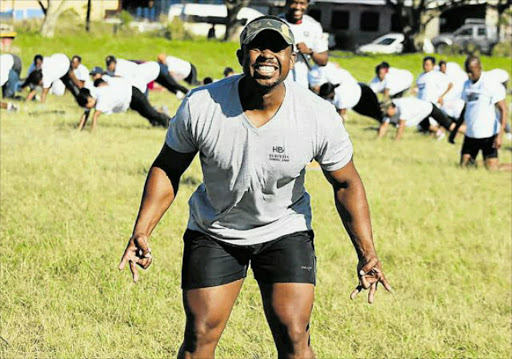 FITNESS FUNDI: Well-known bootcamp coach Singwa Silinga is hosting a Fitness Family Fun Day on Saturday Picture: SUPPLIED