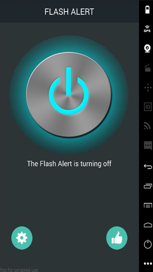 flash alerts color: call &amp; sms Screen 2