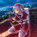 Cute christmas girl theme 1680x1050 Chrome extension download