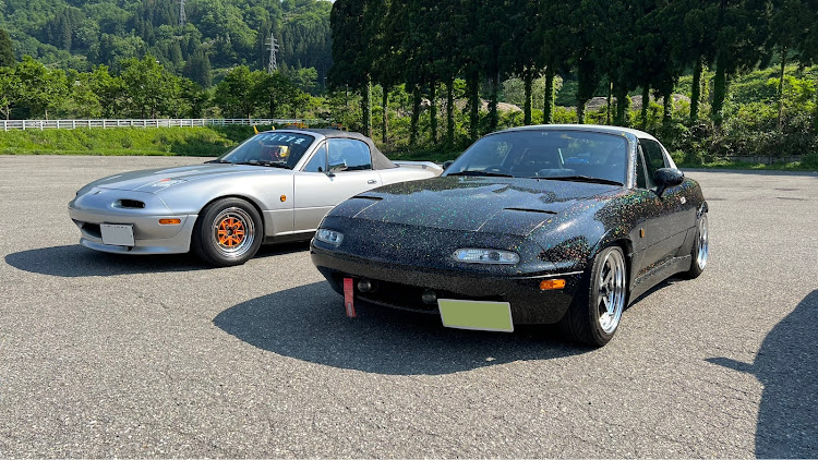 ロードスターの道の駅 瀬女・低そうで低くない少し低い車・RTMS・サクライマツダ・板っぱねとカモメウイングは良いぞ！に関するカスタム事例の投稿画像1枚目