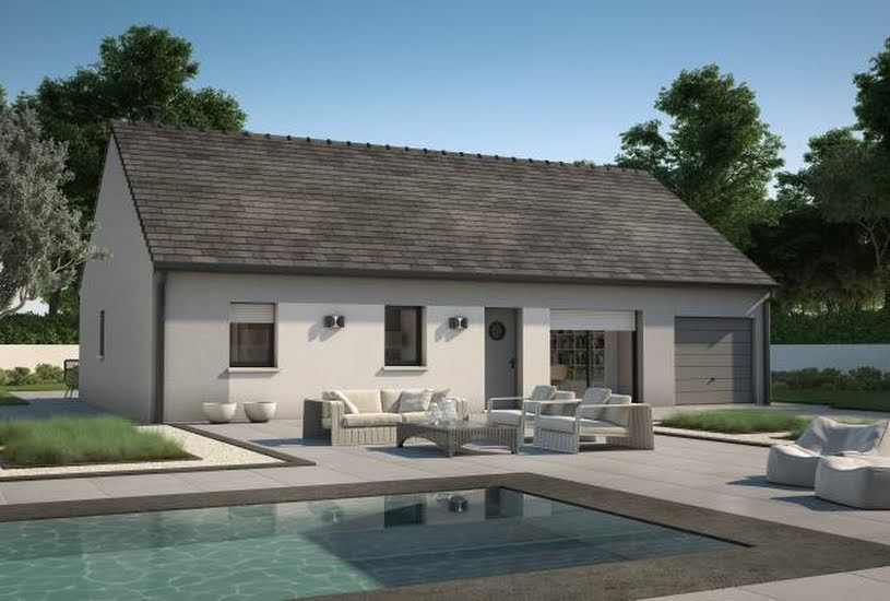  Vente Terrain + Maison - Terrain : 303m² - Maison : 76m² à Bénouville (14970) 