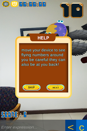 AR Flying Numbers Number Calculation Fun Learning