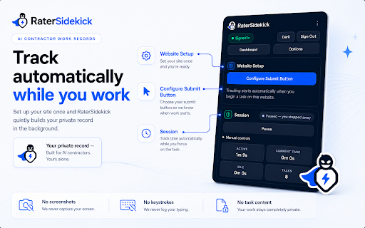 RaterSidekick — AI Contractor Work Hub screenshot 2