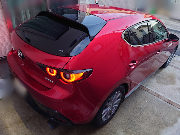 MAZDA3の洗車・ノータッチ洗車・ケルヒャー・MJJCフォームガン・ソウルレッドクリスタルメタリックに関するカスタム事例の投稿画像12枚目