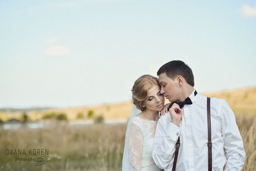 Wedding photographer Oksana Koren (oxanakoren). Photo of 2 September 2014