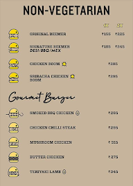 Burgerman Egmore menu 2