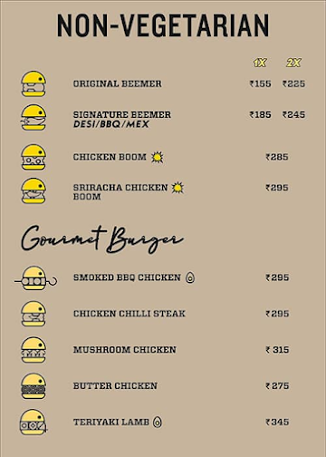 Burgerman Egmore menu 