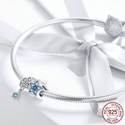 Title 2, DIY Blue Devils Eyes Loose Beads Bracelet Jewe...