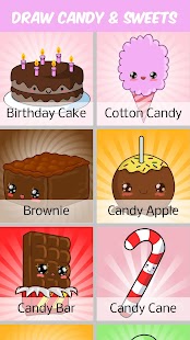 How to Draw Candy and Sweets Screenshots 0