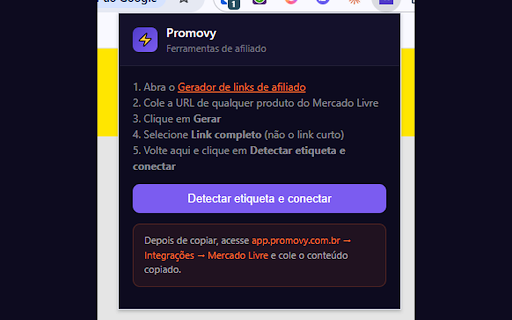 Promovy — Ferramentas de Afiliado screenshot 1