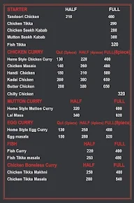 Curry & Kabab menu 1