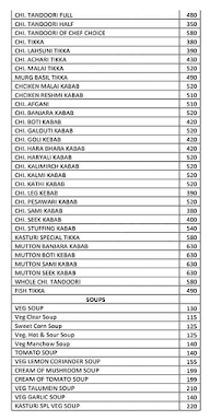 Kasturi Restaurant menu 7