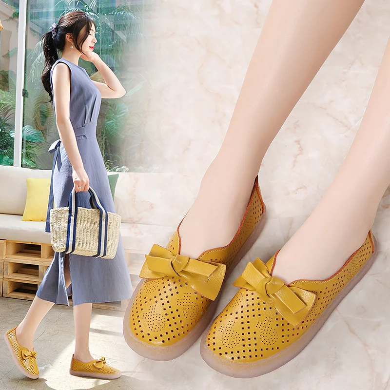 Title 5, Scarpe basse estive da donna traforate alla mod...