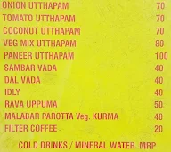 Shri Meenakshi South Indian Foods menu 1