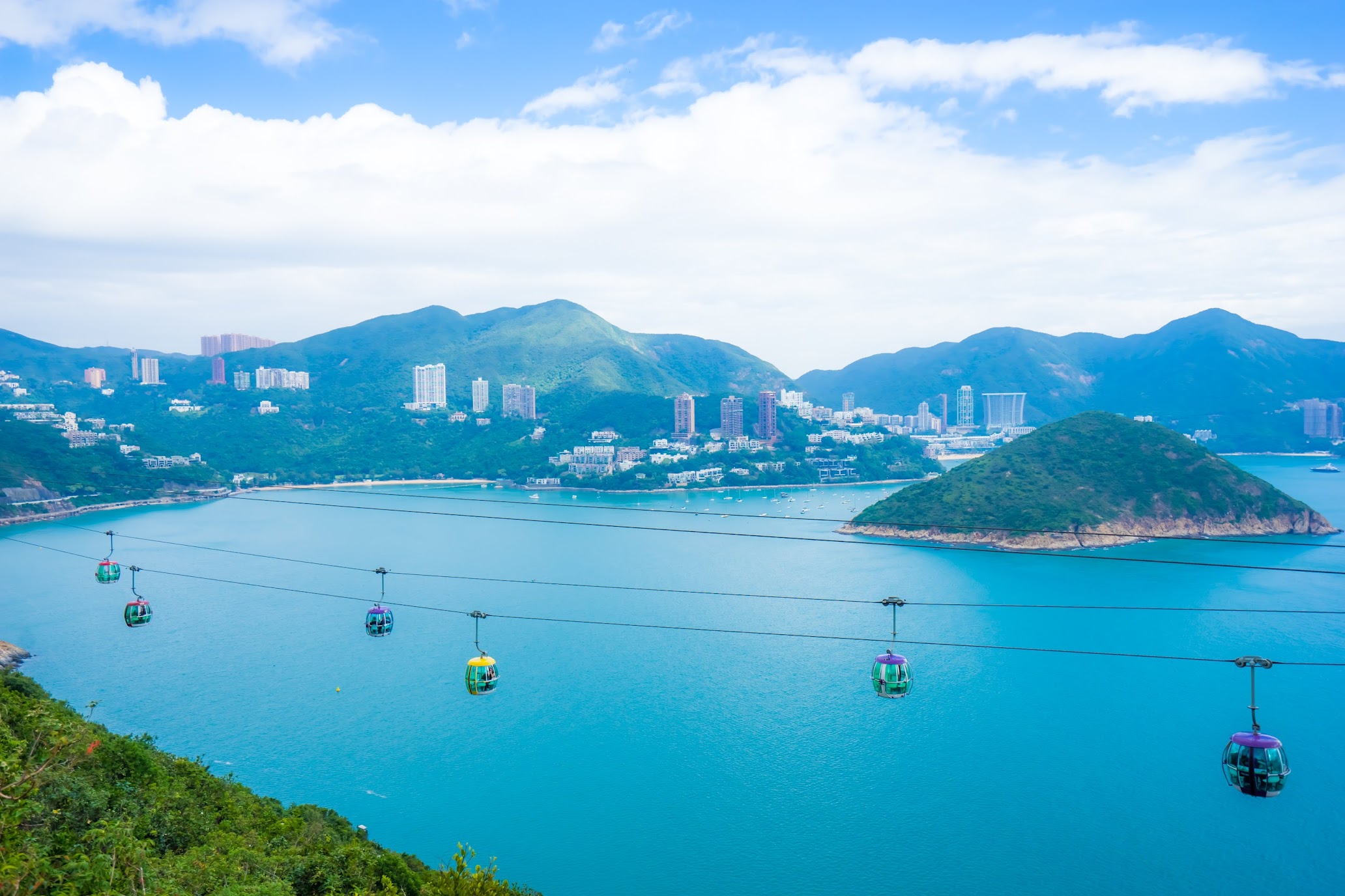 Hong Kong Ocean Park cable car1