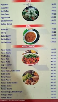 Hotel Embassy menu 1