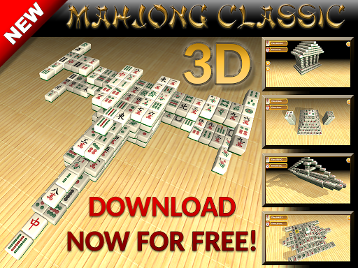 3D Mahjong Solitaire FREE