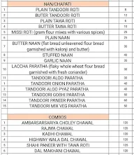 Dhaba Kitchen menu 4