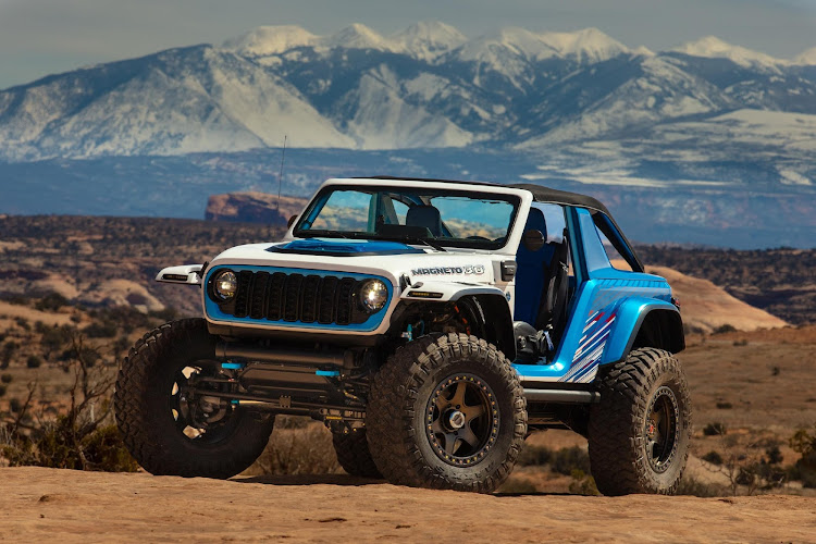 The Jeep Magneto 3 has a 1,156Nm electric motor and a six-speed manual transmission. Picture: SUPPLIED