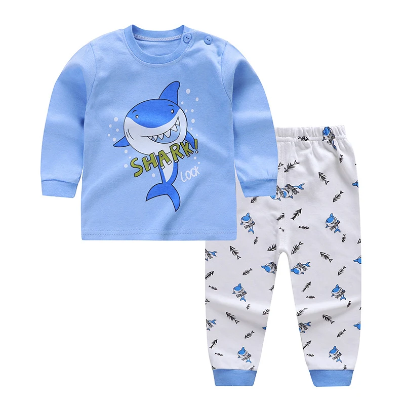 Roupas de outono para bebês meninos e meninas com calças compridas. Perfeito para o conforto em casa.