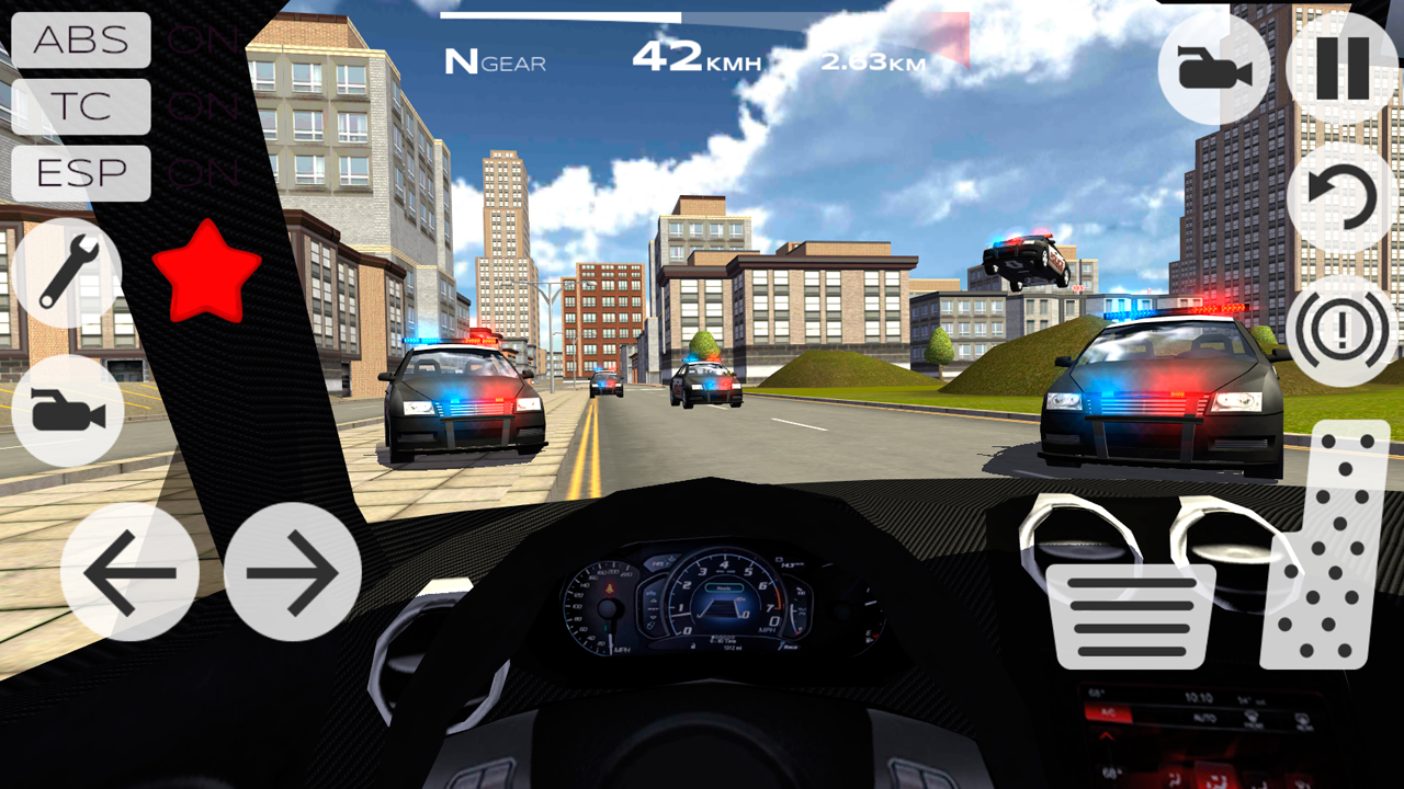   Extreme Car Driving Racing 3D: captura de tela 