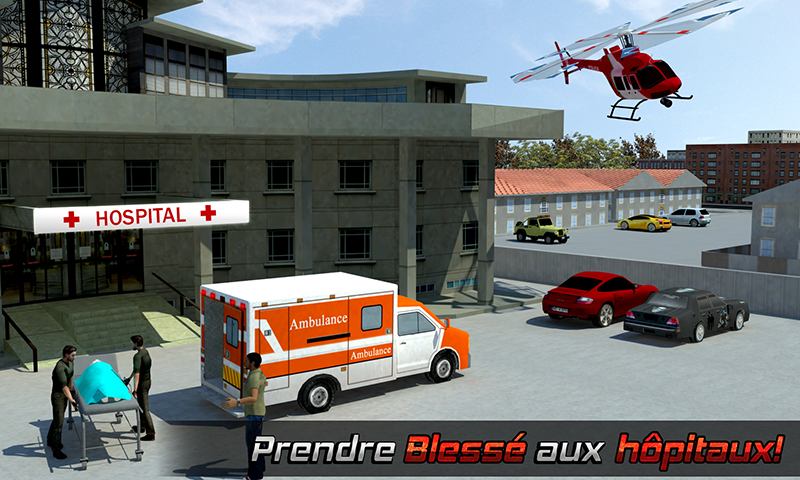 Android application Ambulance Rescue Helicopter 3D screenshort