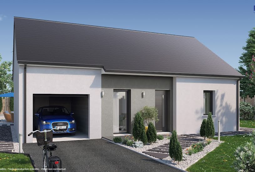  Vente Terrain + Maison - Terrain : 659m² - Maison : 63m² à Tauxigny (37310) 