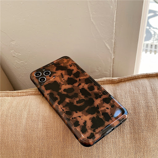 Title 3, Retro Amber Leopard Print Phone Case. Protect y...