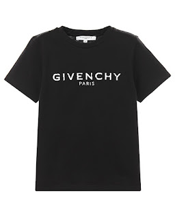 Черная футболка с логотипом детская Givenchy за 8 399 руб.