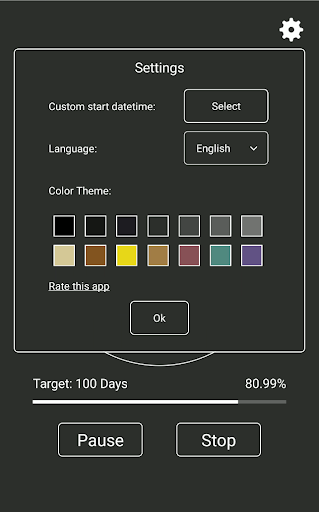 Screenshot Infinite Stopwatch