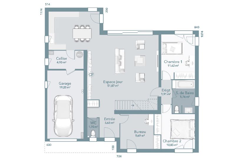  Vente Terrain + Maison - Terrain : 2 585m² - Maison : 140m² à Aouste-sur-Sye (26400) 