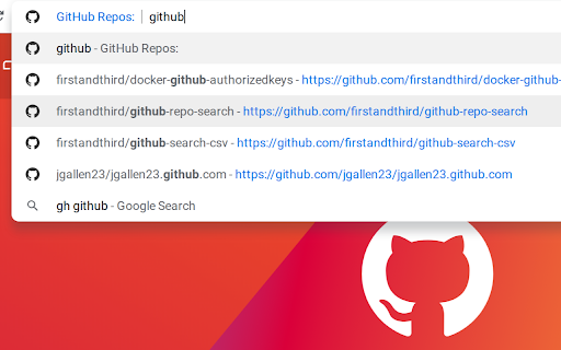 Github Repo Search