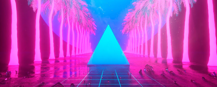 Retrowave Wallpapers New Tab marquee promo image