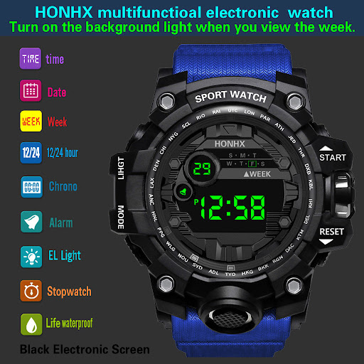 Title 10, Mens Waterproof Sports Multifunctional Luminou...