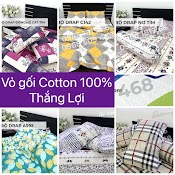 Vỏ Gối Nằm, Ôm Cotton Thắng Lợi Chính Hãng, Mịn Mát, Không Xù Lông, Không Phai Màu ( Ảnh Thật)