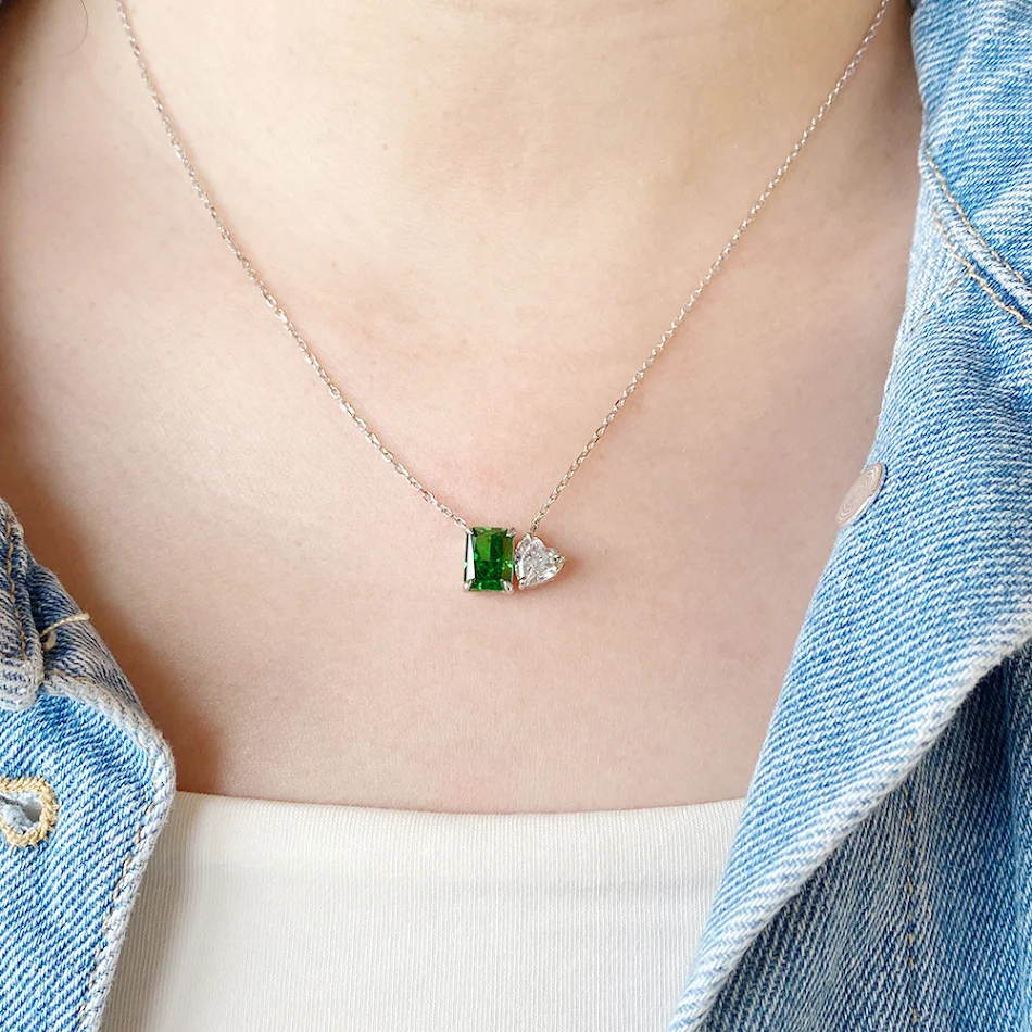 Vrouwen ketting van S925 sterling zilver in Franse stijl, een stijlvol accessoire dat je schoonheid versterkt en een vleugje elegantie toevoegt.