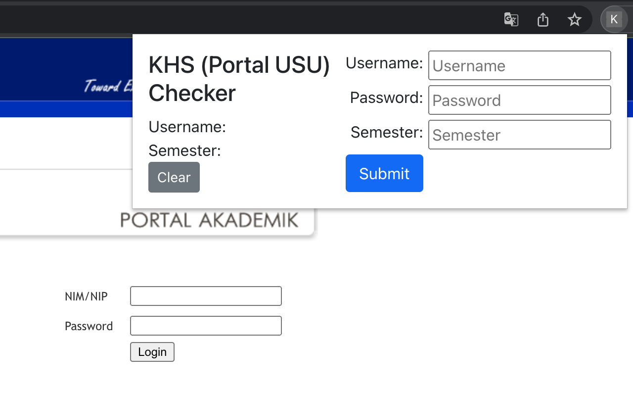 KHS (Portal USU) Checker Preview image 0