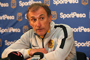 Kaizer Chiefs coach Giovanni Solinas is interviewed during the Absa Premiership match between Cape Town City FC and Kaizer Chiefs at Cape Town Stadium on September 15, 2018 in Cape Town, South Africa. 