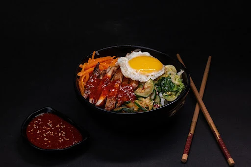 Korean Bibimbap-Chicken