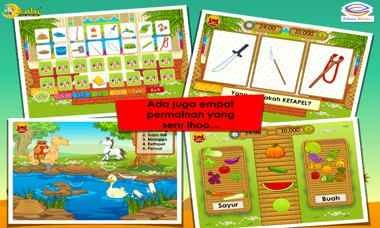 Kisah Nabi Daud - Buku dan Permainan Interaktif - Android 