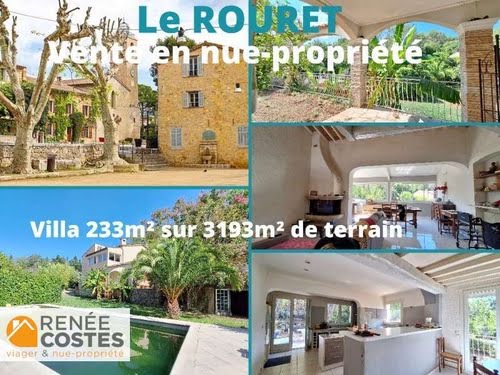 Vente viager 7 pièces 233 m² à Le Rouret (06650), 442 980 €