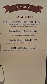 Pretz & Brats menu 8