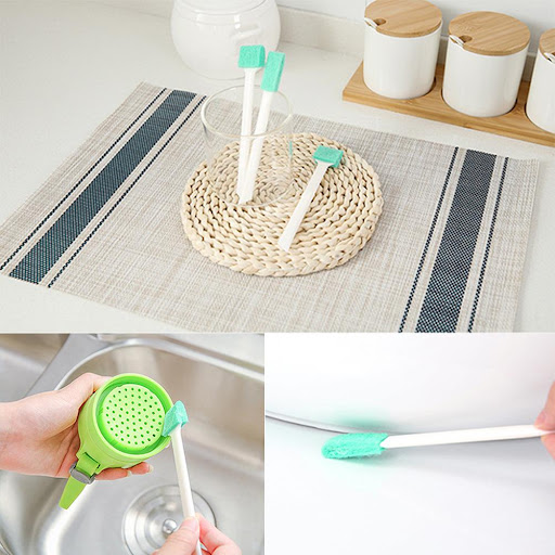 Title 3, Multi-purpose kitchen brush for gas stoves, gap...