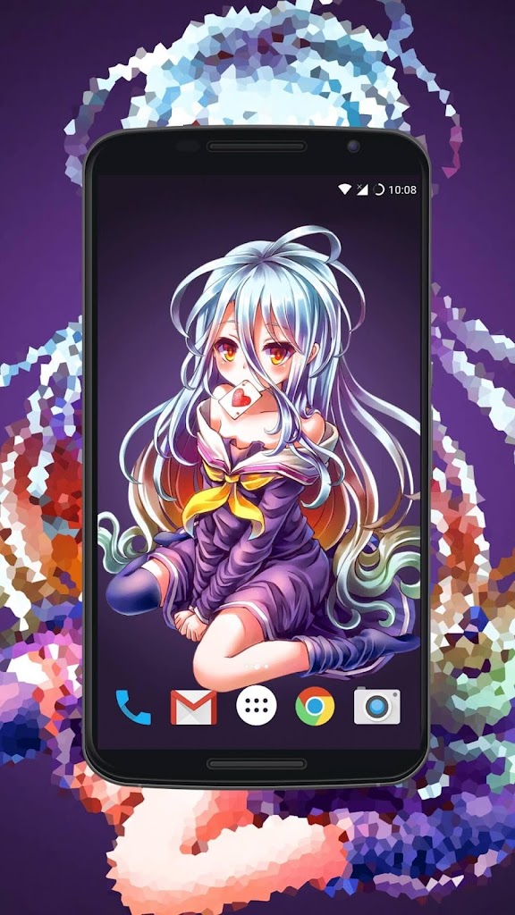 No Game No Life Wallpaper 1 1 2 Apk Download Com No Game No Life Wallpaper Zero Shiro Anime Apk Free