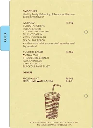 Glen's Bakehouse menu 1