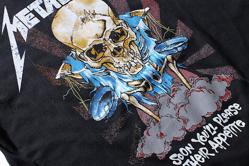 Title 7, Retro Heavy Metal Band Printed T-shirt