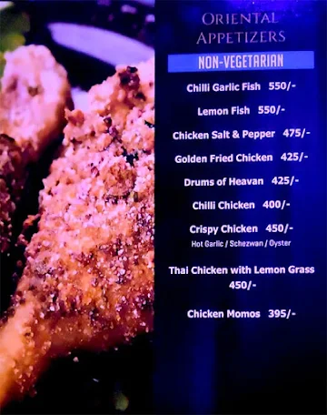 JJ's Lounge menu 