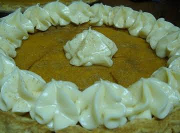 Maple Pumpkin pie with Maple Butter Cream