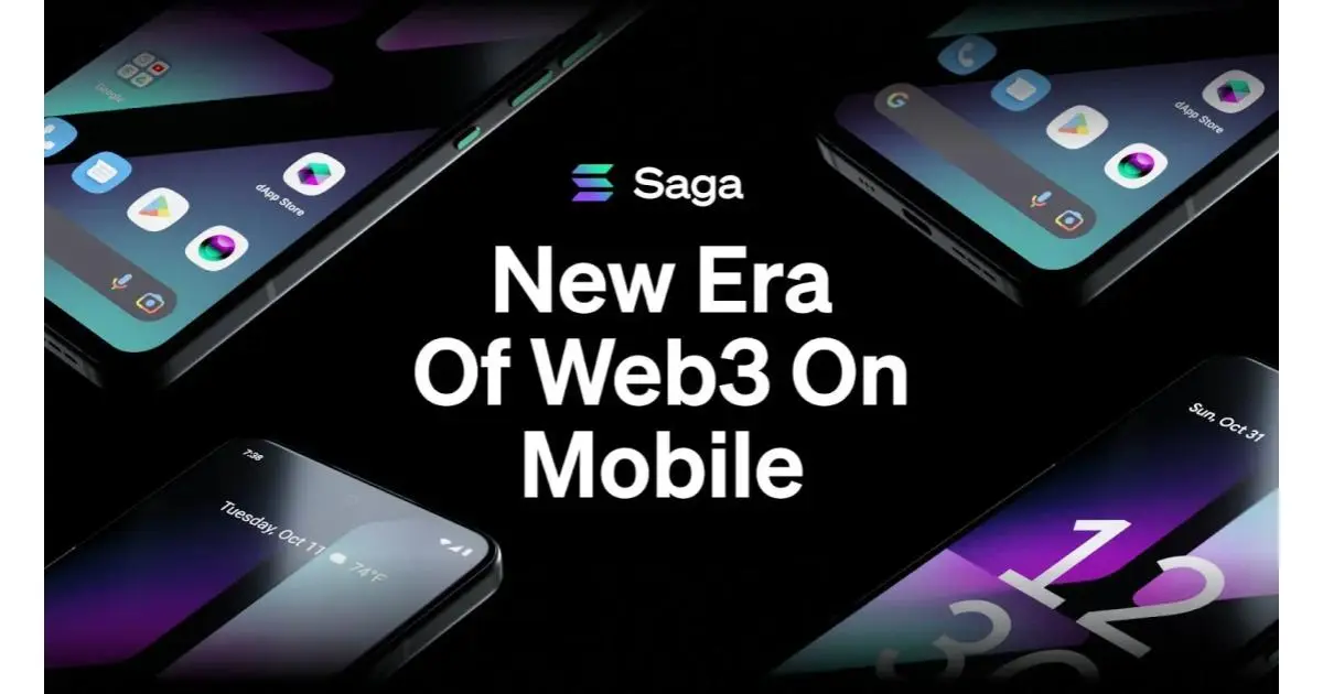 Solana MobileがWeb3スマートフォン “Saga” をリリース！一般注文開始日も決定