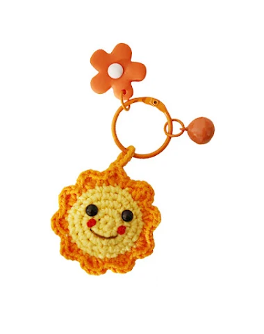 Colar com pingente de girassol de t - 1